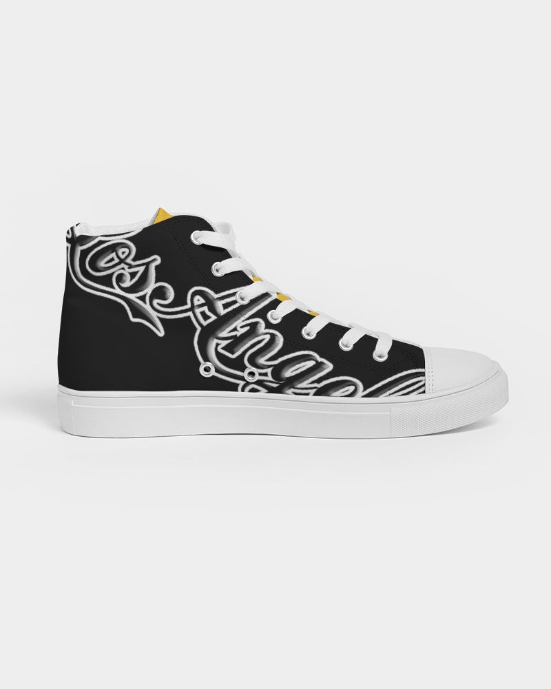Mr Nice Cream 2.0 Black Men's Hightop Canvas Shoes