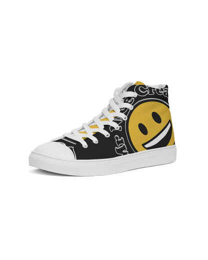 Mr Nice Cream 2.0 Black Men's Hightop Canvas Shoes