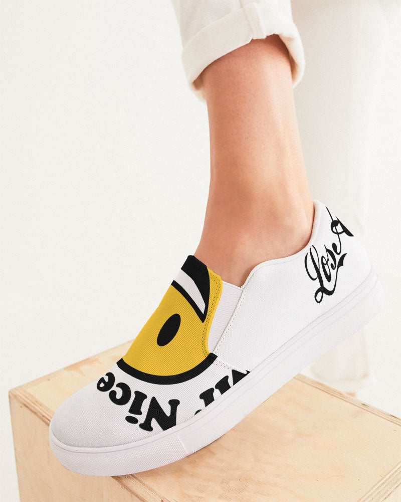 Mr Nice Cream Women's Slip-On Canvas Shoes