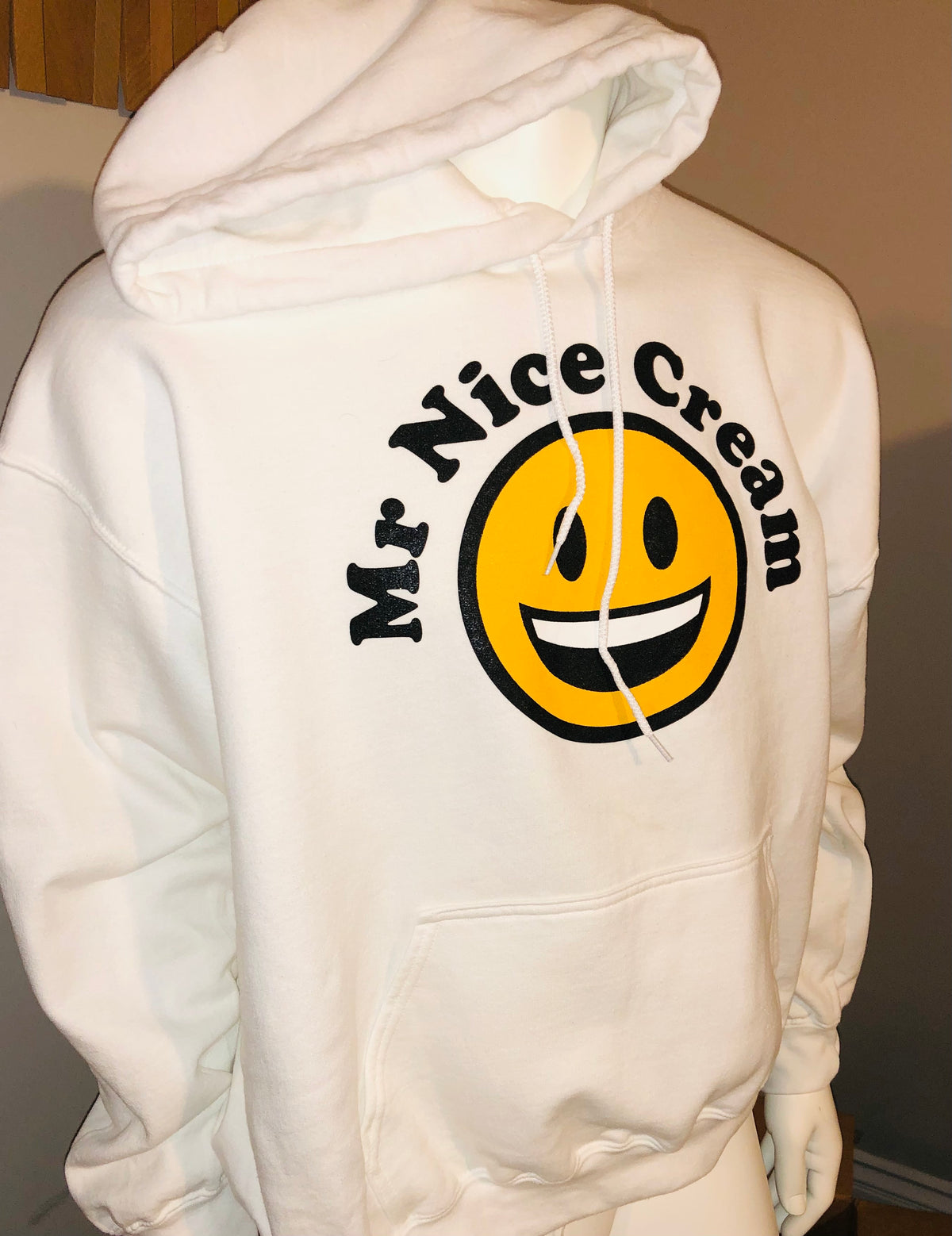 Mr Nice Cream - "Classic" White Hoodie