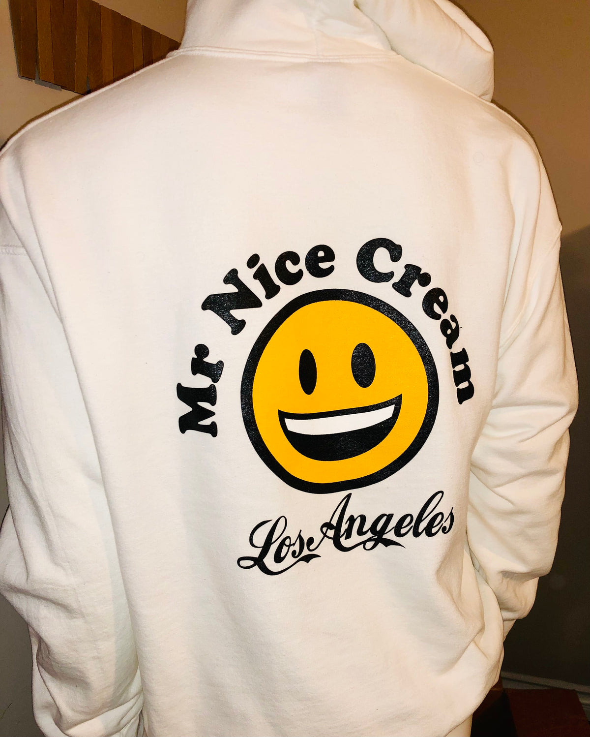 Mr Nice Cream - "Classic" White Hoodie